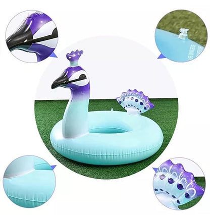 PVC Swimming Ring for adults in two sizes, durable and lightweight for water safety