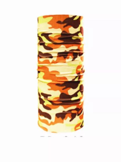 Polyester sports bandana for cycling and sun protection in various patterns