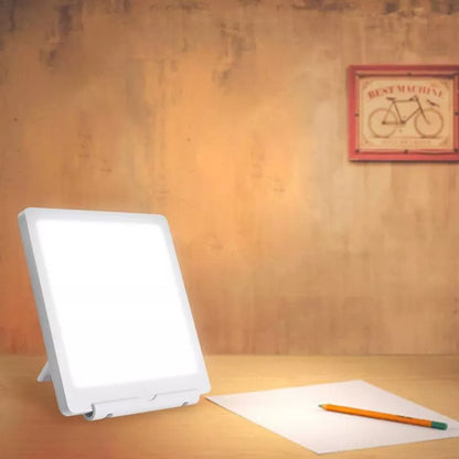 Solar Light Therapy Lamp with adjustable brightness settings for mood enhancement