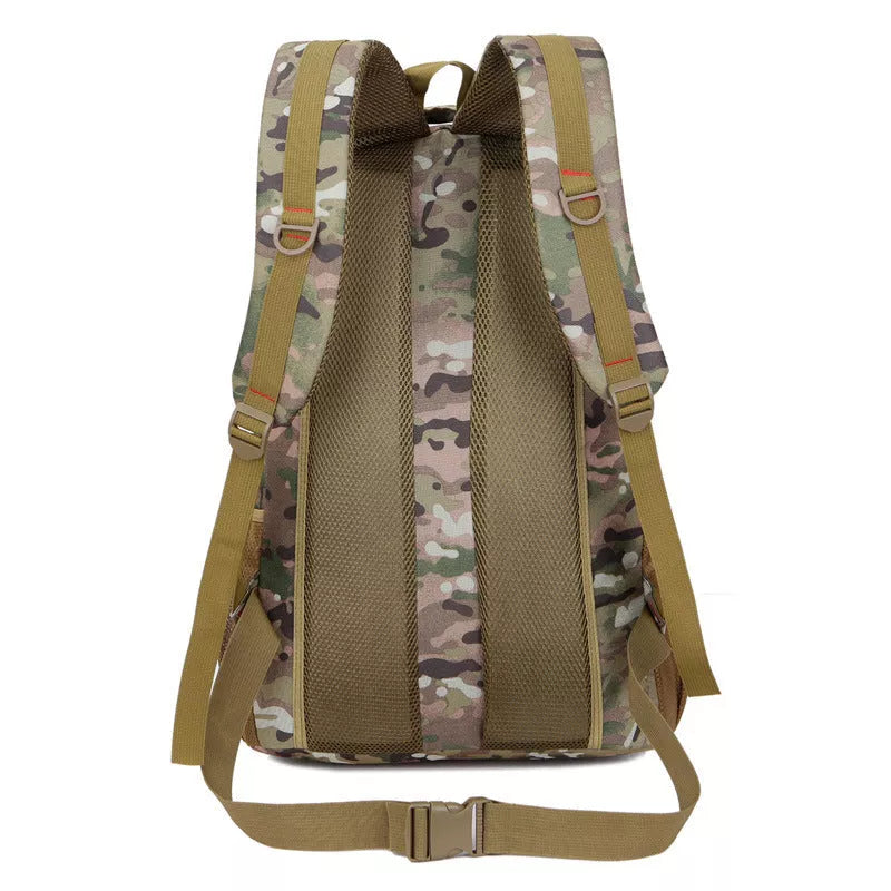 50L camouflage outdoor mountaineering backpack with waterproof Oxford cloth