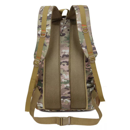 50L camouflage outdoor mountaineering backpack with waterproof Oxford cloth