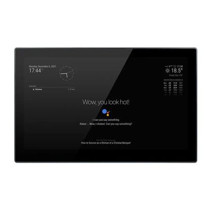 13.3-inch integrated computer voice assistant touch display with ABS housing and 12V power input