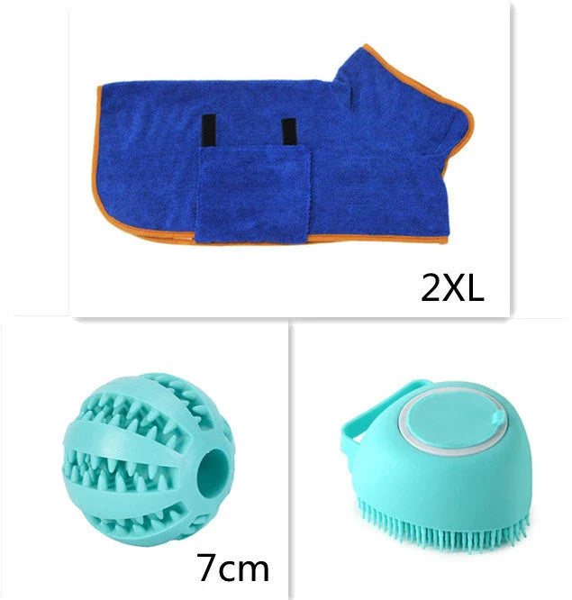 Silicone pet bath brush with shampoo dispenser, designed for gentle grooming and soothing massage
