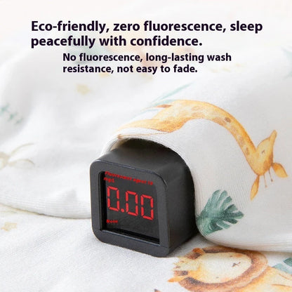 Bamboo fibre children's cartoon pillow with removable cover in three size options