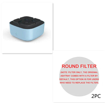 Compact and Powerful Smoke Eliminating Air Purifier Ashtray for Cars - Freshens Driving Experience with Negative Ion Technology