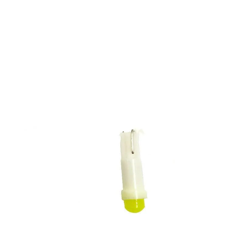 T5 LED car instrument bulb with ceramic base in multiple colours including blue, green, red and yellow
