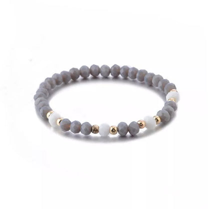 Gold alloy star moon personality pendant bracelet with geometric design