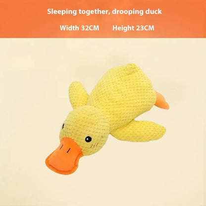 Bite-resistant plush puppy toy in various styles like rechargeable duck and plush donkey for teething relief