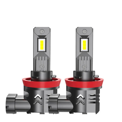 H1 H7 LED car headlight bulb, 12V, aviation aluminium, IP68, direct plug-in