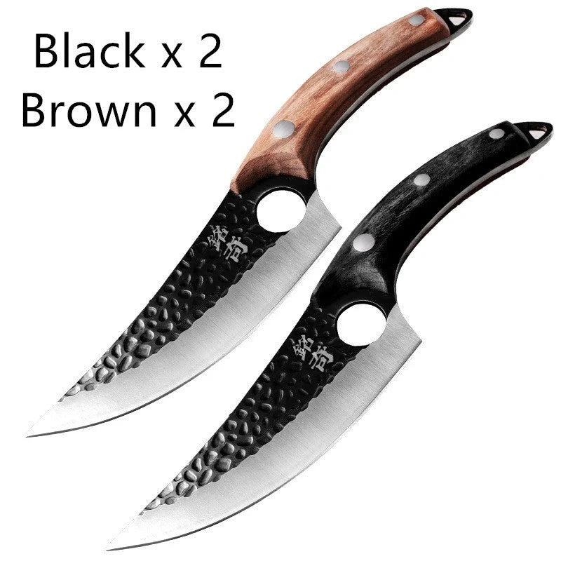 Handcrafted stainless steel boning knife with ergonomic handle for precision cooking tasks