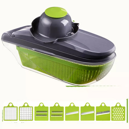 Multi-function Kitchen Vegetable Cutter with 8 blades for efficient food preparation
