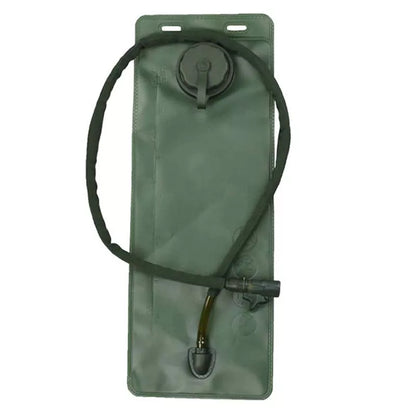 Portable TPU Water Bag in Army Green with plug-and-play hydration system