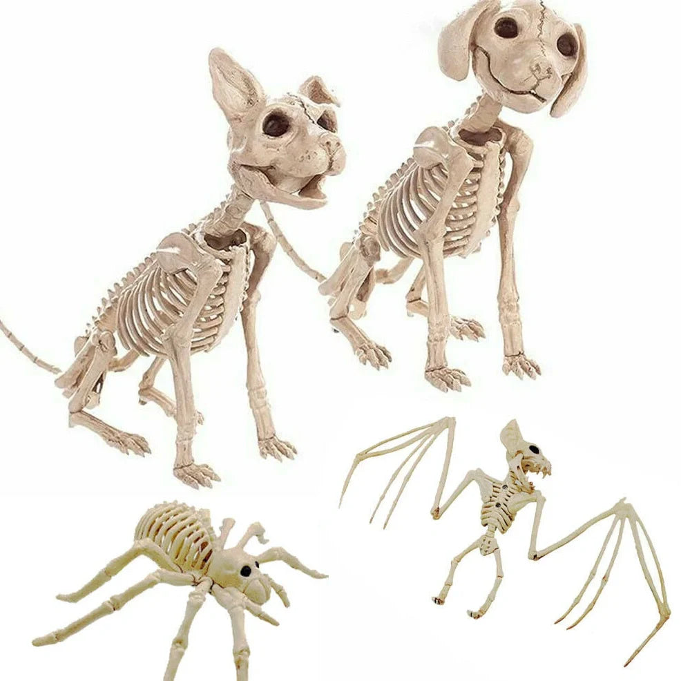 Halloween horror decorations injection-moulded from plastic with mouse and spider style options