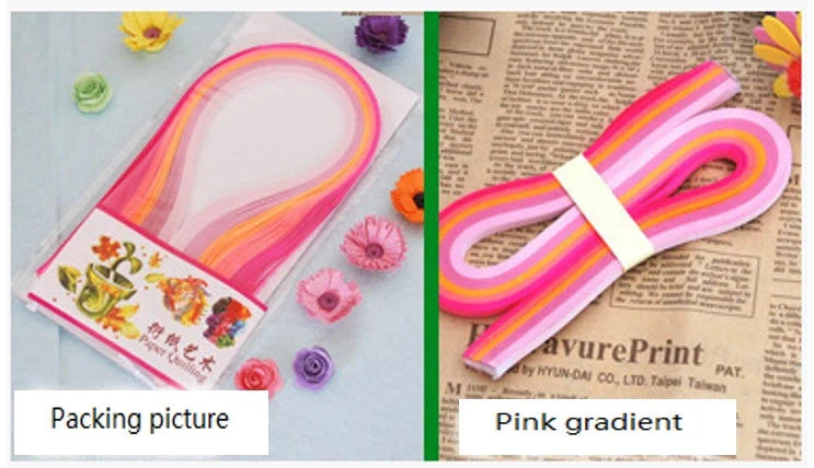 Vibrant gradient star origami paper set for creative crafting and DIY projects