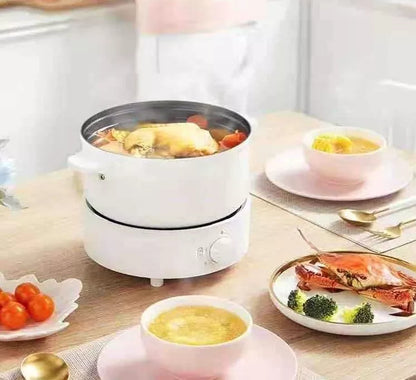 Split Type Multifunctional Electric Heating Pot with aluminum alloy body and 2.5L capacity