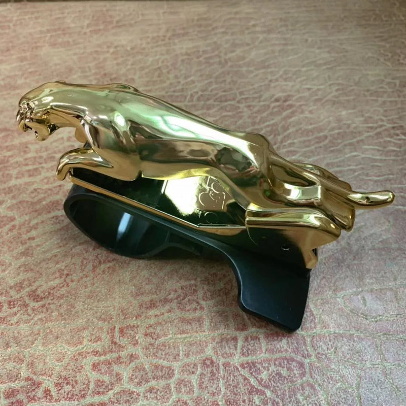 Car mobile phone holder with rotatable bracket design made from ABS plastic, available in black, electroplated gold, and electroplated silver finishes for secure, stable mounting without obstructing driver sightlines