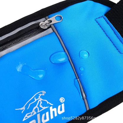 Lycra sports leisure waistpack in various colors for running, cycling, and leisure activities