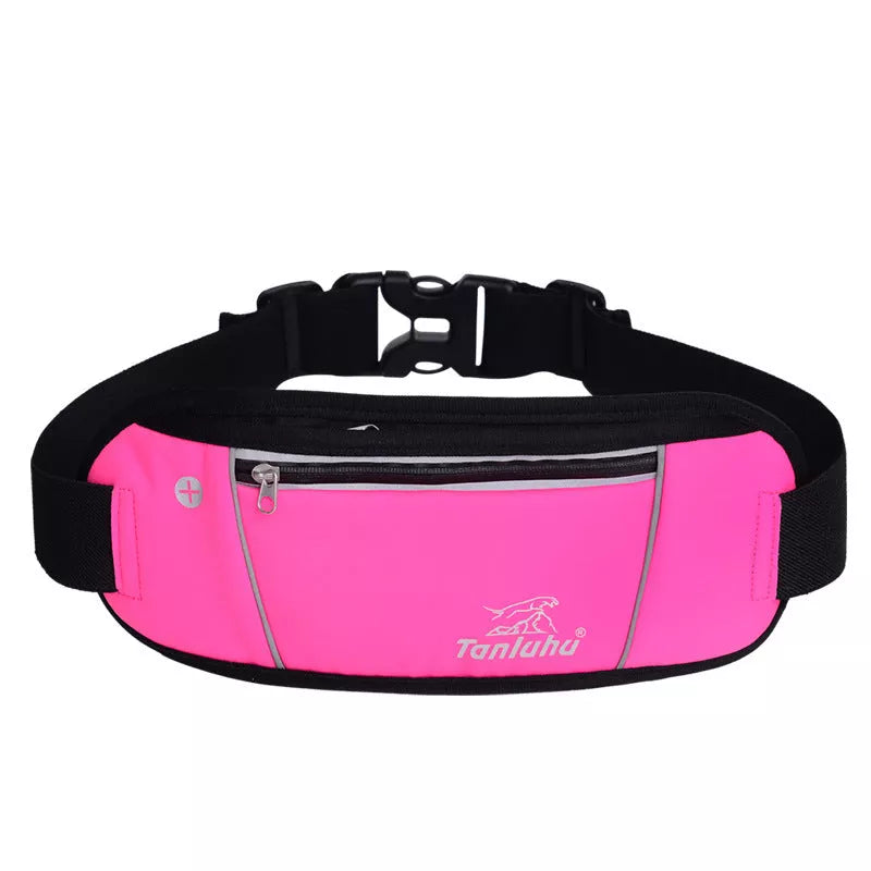 Lycra sports leisure waistpack in various colors for running, cycling, and leisure activities