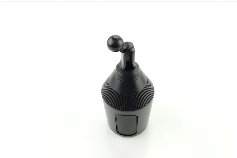 Adjustable car cup holder and smartphone mount with 360-degree rotation and eco-friendly ABS design