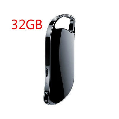 Keychain Voice Recorder with Metal and Zinc Alloy Construction, High-Definition Audio Capture, and Versatile 3-in-1 Functionality