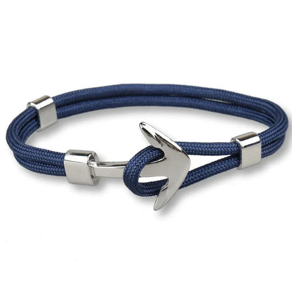 Unisex Pirate Anchor Bracelet with detailed nautical design, perfect for sea lovers and fashion enthusiasts.