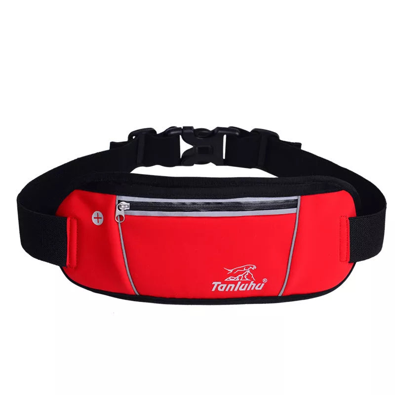 Lycra sports leisure waistpack in various colors for running, cycling, and leisure activities