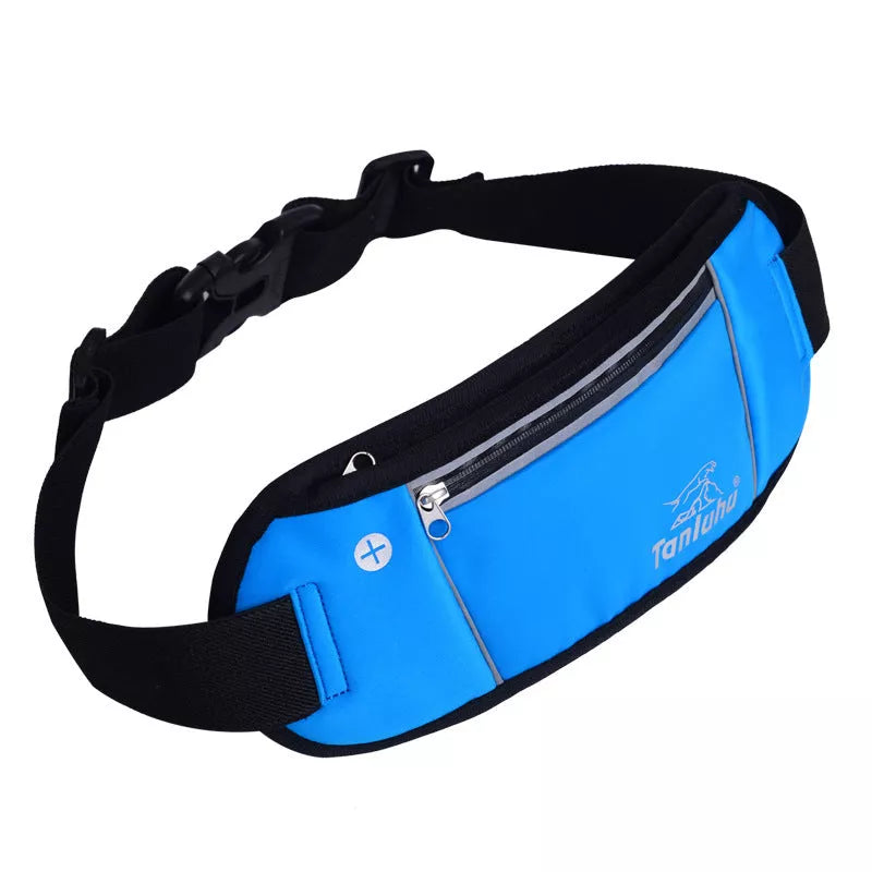 Lycra sports leisure waistpack in various colors for running, cycling, and leisure activities