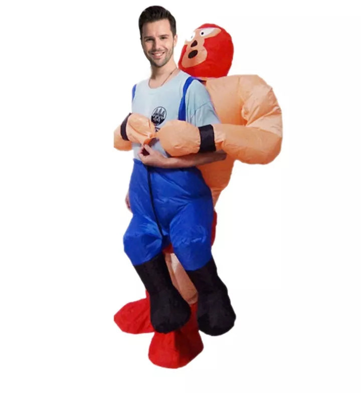 Trump Chair Inflatable Suit for cosplay and dress up, one size fits most adults