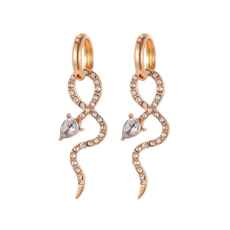 Captivating Snake Earrings in Classic American and European Styles