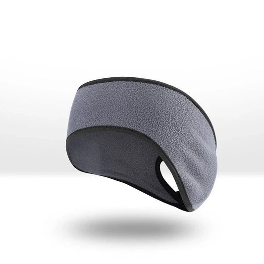 Premium sports headband with 4-way stretch fabric, soft fleece lining, and full ear coverage for comfortable workouts and outdoor activities