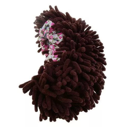 Chenille mop slippers in various colors for easy home cleaning