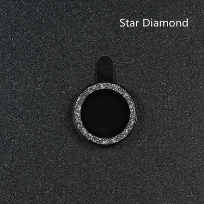 iPhone 12 lens protective film with diamond-cut aluminium alloy ring and tempered glass layer