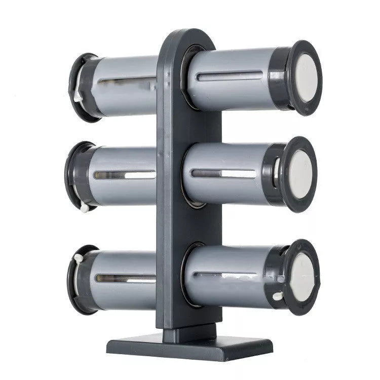 Magnetic Spice Stand with detachable jars for kitchen organization