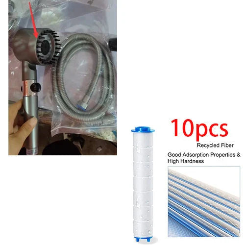 Premium high-pressure rainfall shower head with multiple spray modes and filtration for a refreshing and relaxing bathing experience