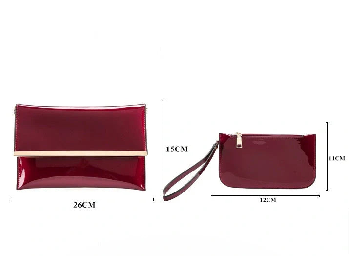 Versatile patent leather shoulder and crossbody handbags in a variety of classic and contemporary colors
