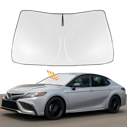 Silver tape car front windshield sunshade for Toyota NOAH XOVY 90 series with cover