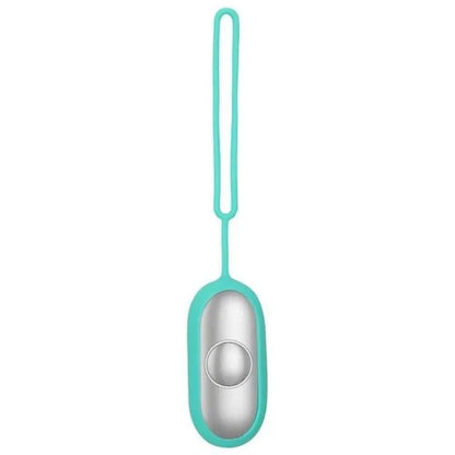 Hand-held micro-current sleep aid device in grey, green, and orange colour options