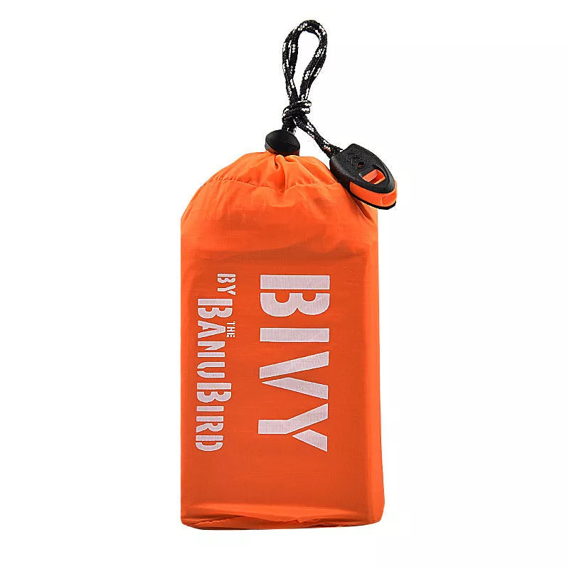 Outdoor single-layer warm tent with PE aluminum film, lightweight and durable for camping and emergencies