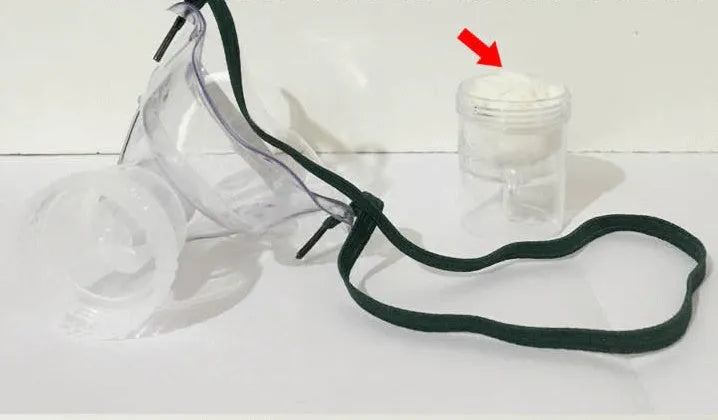 Soft rubber mask aid for improving mask fit and comfort, A mask size