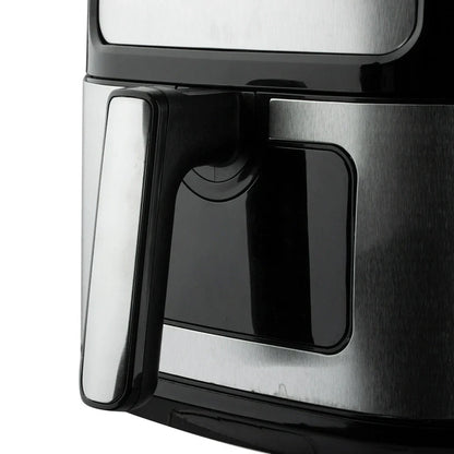 Multifunctional visual air fryer with transparent window and touch control panel