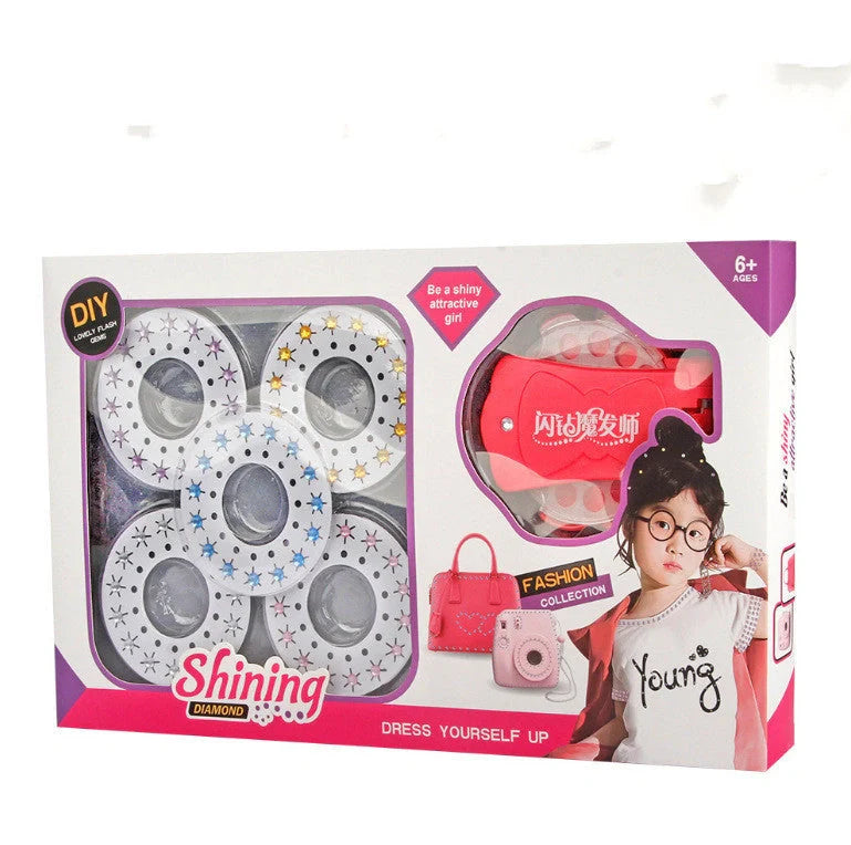 Bling Nail Drill Tool Diamond Supplement Set with 180 adhesive gems for nail art