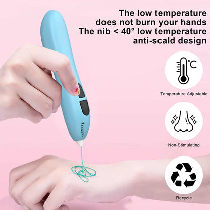 CRH Harmony 3D printing pen with wireless charging base and 1.75mm environmental protection PCL consumables