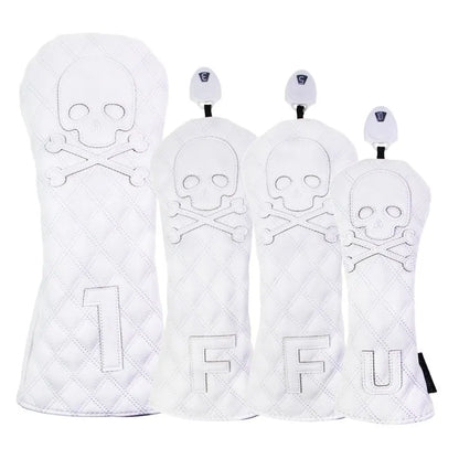 Black and white golf waterproof wooden pole protective cover for sports equipment