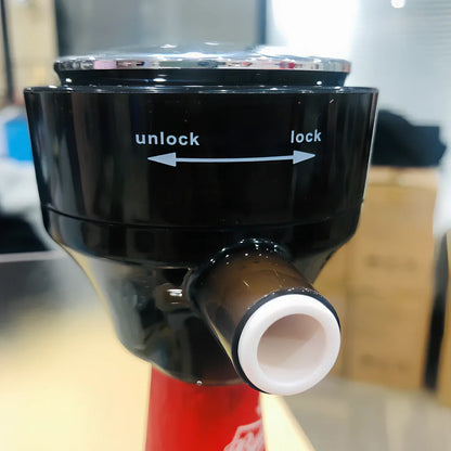 Black decanter foam foaming machine with two pieces for cocktail preparation