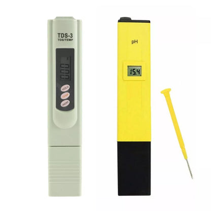 Compact grey yellow PH tester pen for accurate water quality measurement