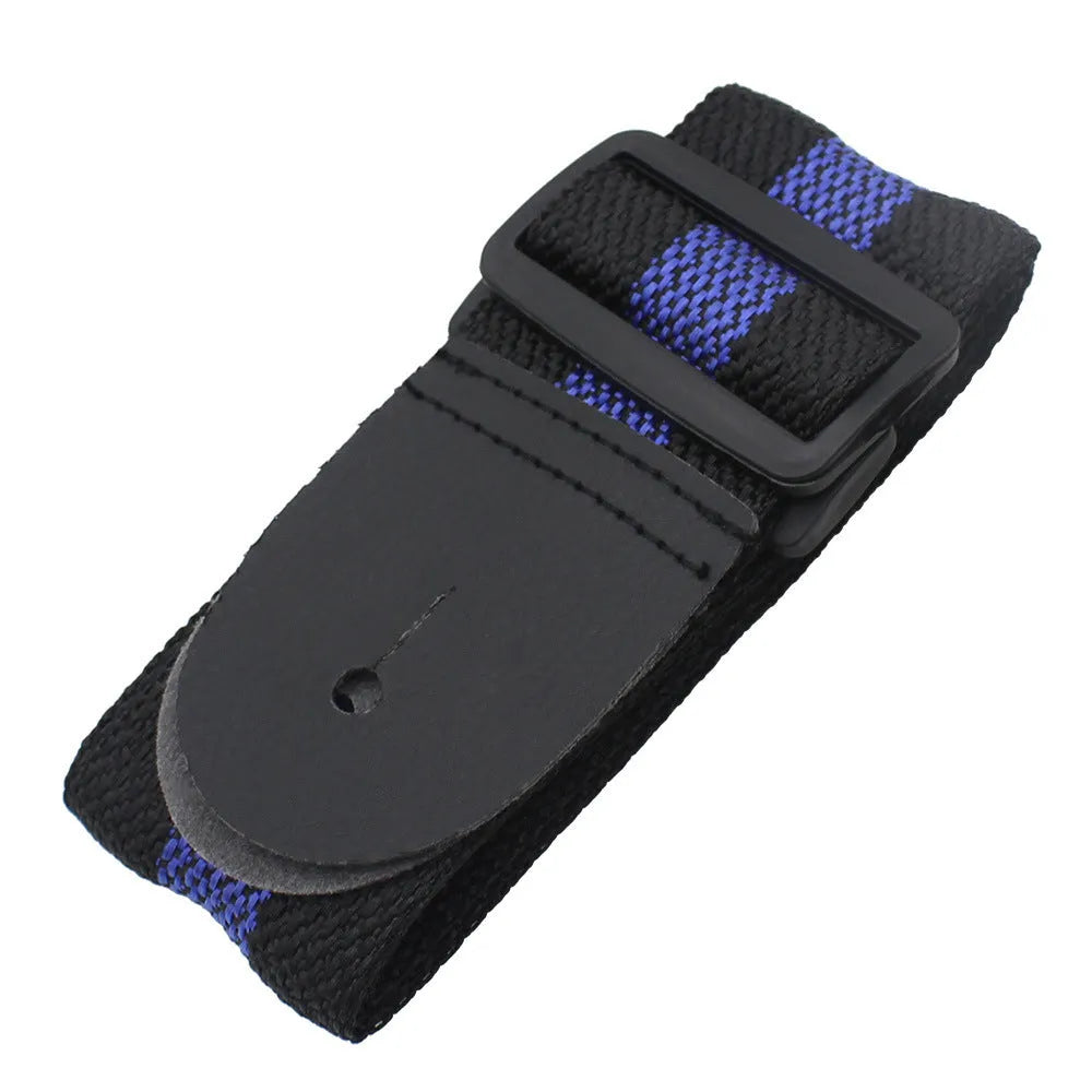 Adjustable woven crossbody strap for guitar bass ukulele in five colour options