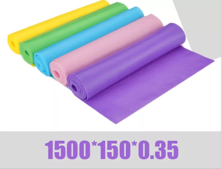 TPE Strength Training Ribbons in various colors and sizes for customized workouts