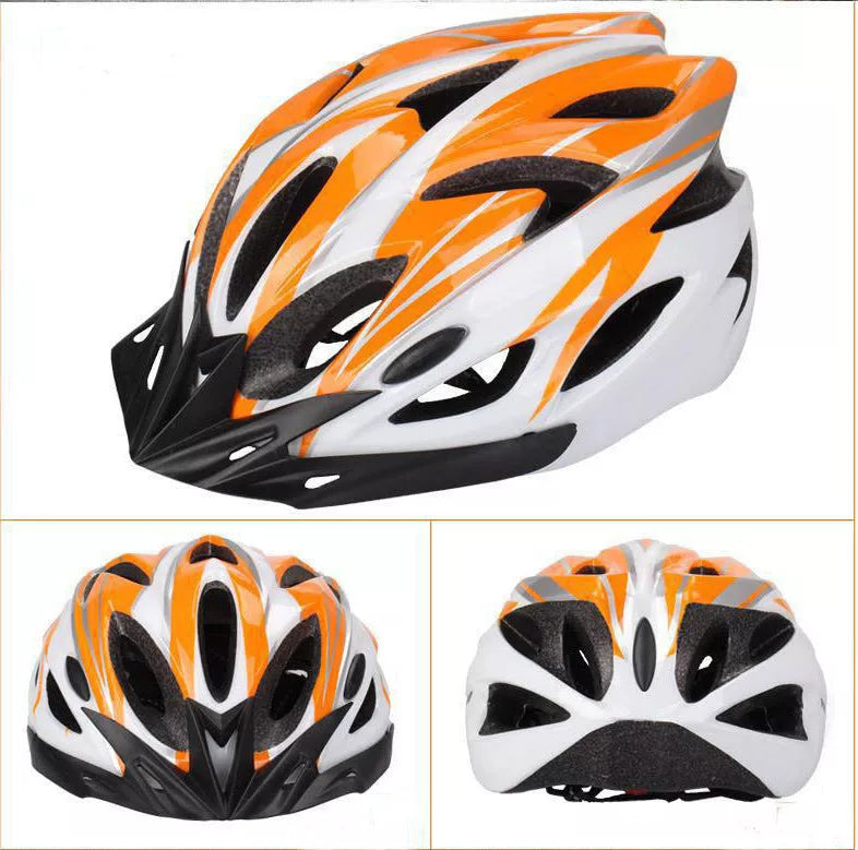 Adjustable child bicycle helmet with 18 wind holes for ventilation in various colors