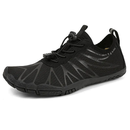Men and women's casual sports running shoes with breathable upper and rubber sole