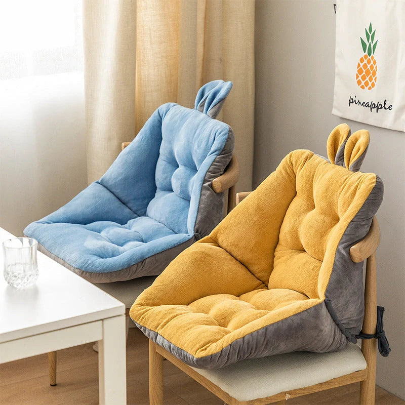 Premium plush seat cushion with quick-rebound technology for exceptional comfort and support